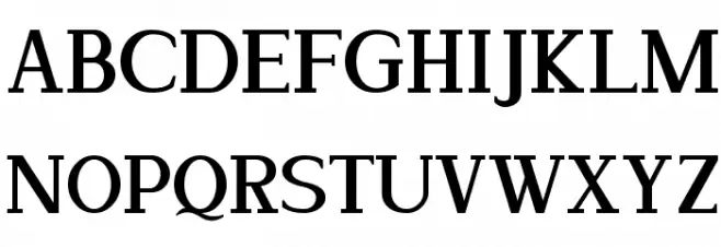 Lyons Serif Bold Fonte MAIÚSCULAS