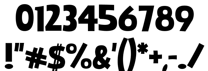 Lyons Font OTHER CHARS