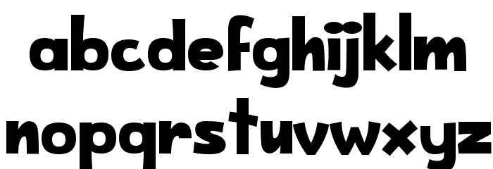 Lyons Font LOWERCASE