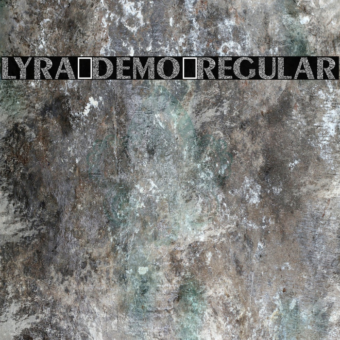 Lyra Demo Regular Font examples
