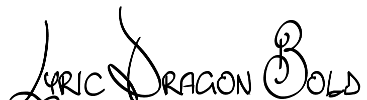 Lyric Dragon Bold  Free Fonts Download