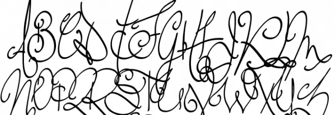 Lyric Dragon Bold Шрифта ВЕРХНИЙ