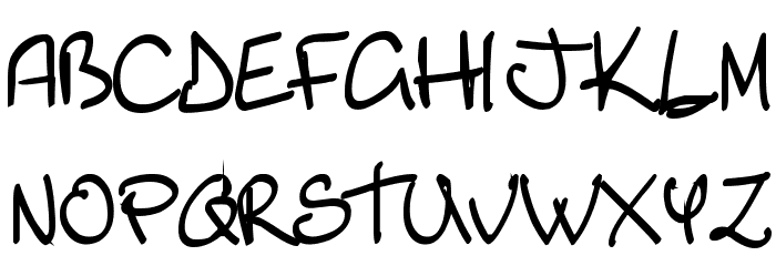 Lyric Dragon Bold Font LOWERCASE