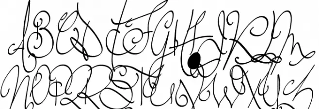 Lyric Dragon Semi Bold خط أحرف كبيرة