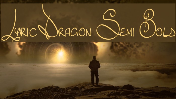 Lyric Dragon Semi Bold Font examples