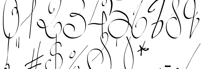 Lyric Dragon Font OTHER CHARS