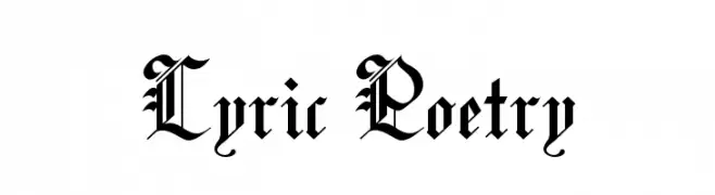 Lyric Poetry  Free Fonts Download