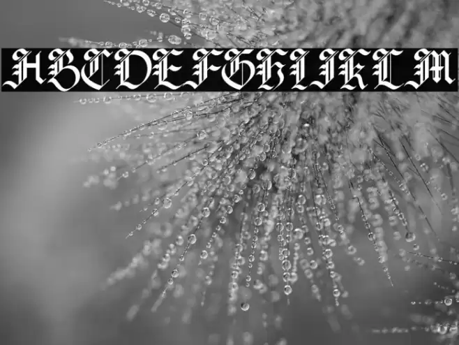 Lyric Poetry Font examples