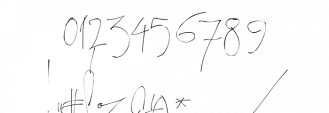 Lyrics Movement Font OTHER CHARS