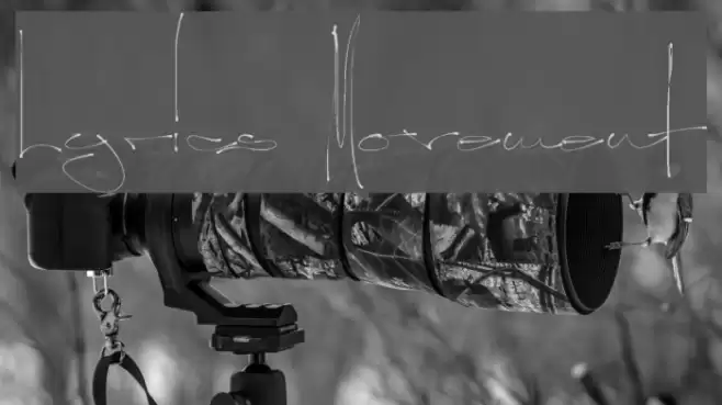 Lyrics Movement Font examples