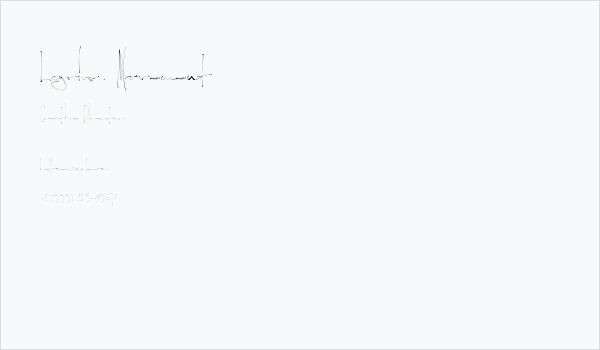 Lyrics Movement Business Card