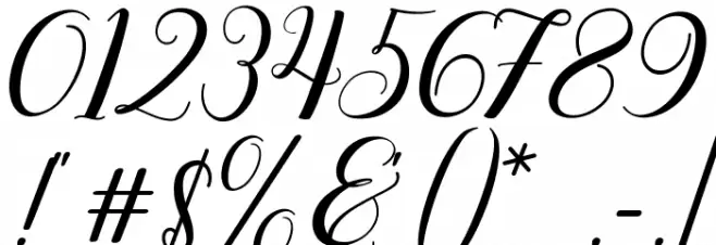 Lysandra Demo Regular Font OTHER CHARS