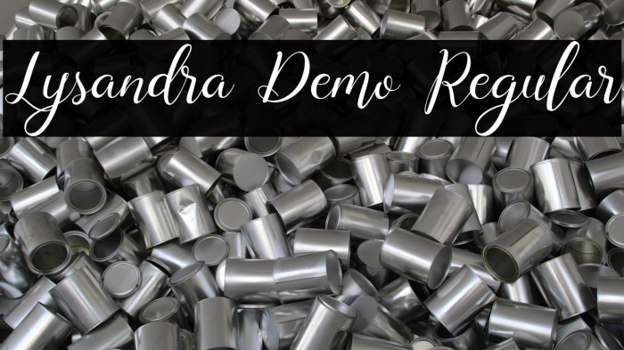 Lysandra Demo Regular Example 2