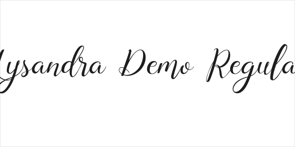 Lysandra Demo Regular Logo