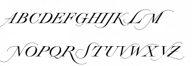 Lysandria 字体 大写