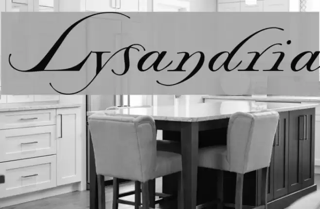 Lysandria Font examples