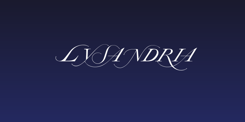 Lysandria Social Header