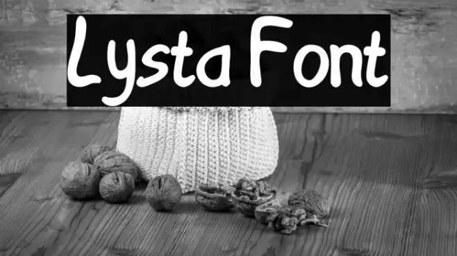 Lysta Font examples
