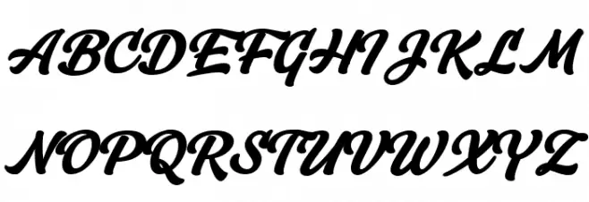 Lyster Bold PERSONAL USE ONLY Schriftart Groß