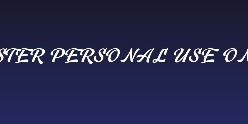 Lyster PERSONAL USE ONLY Social Header