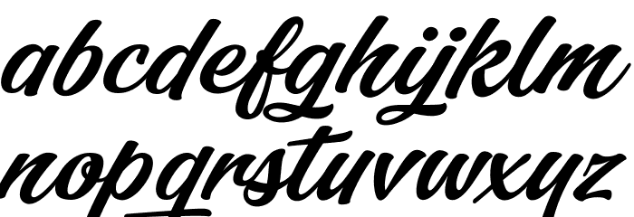 Lyster PERSONAL USE ONLY Font LOWERCASE