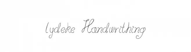 lydeke Handwrithing  Descarca Fonturi Gratis