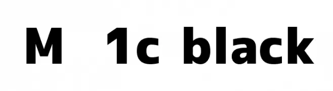 M+ 1c black  Frei Schriftart Herunterladen