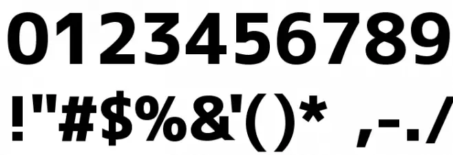 M+ 1c heavy Font OTHER CHARS