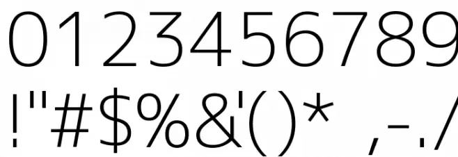 M+ 1c light フォント その他の文字