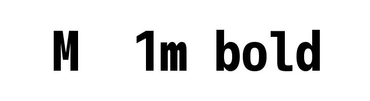 M+ 1m bold Font