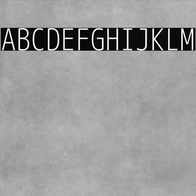 M+ 1m light Fonte examples