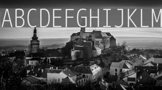 M+ 1m light Font examples