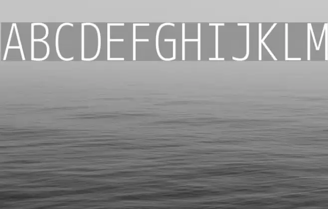 M+ 1m light Font examples