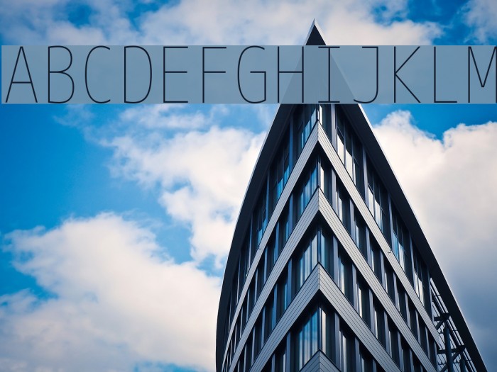 M+ 1m thin Font examples