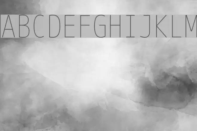M+ 1m thin Schriftart examples