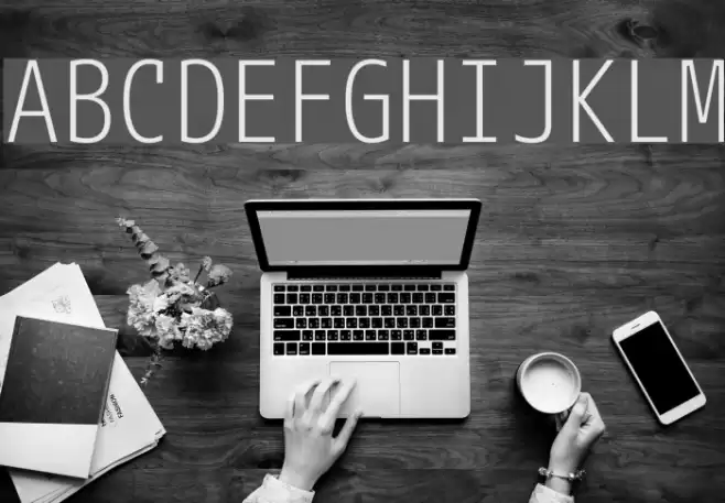 M+ 1mn light Font examples