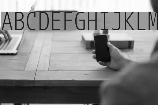 M+ 1mn light Font examples