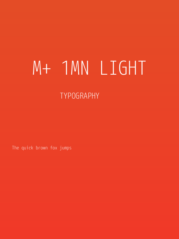 M+ 1mn light Poster