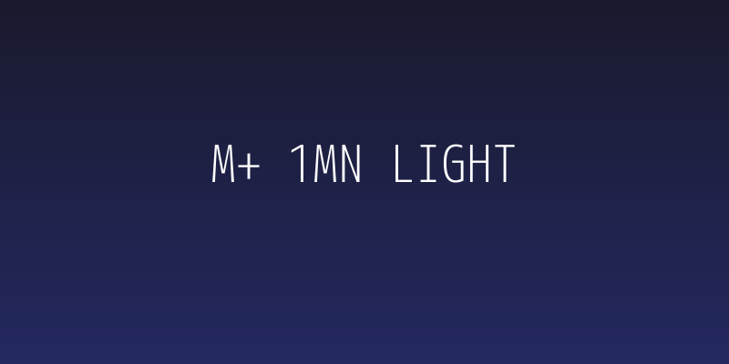 M+ 1mn light Social Header