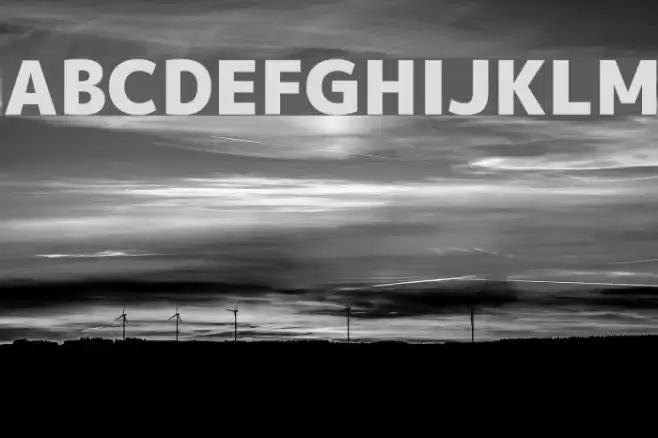 M+ 1p black Font examples