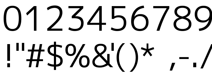 M+ 1p regular Font Alte caractere