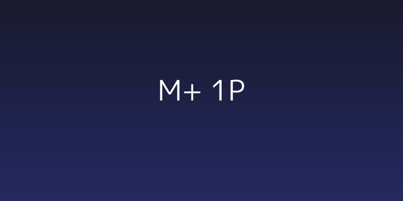 M+ 1p Social Header
