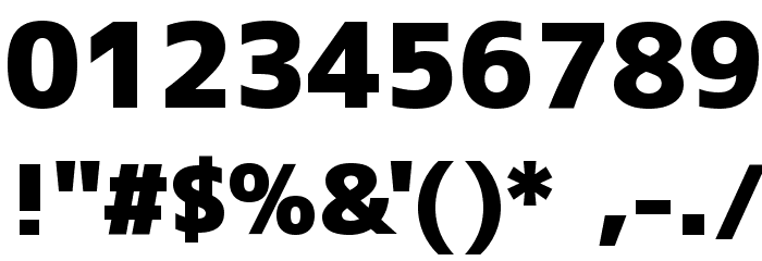 M+ 2c black Font OTHER CHARS