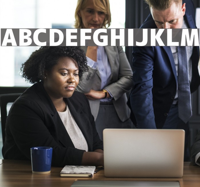 M+ 2c black Font examples