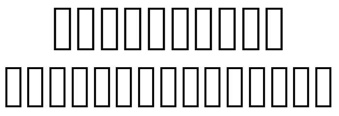 M+ 2c light Font OTHER CHARS