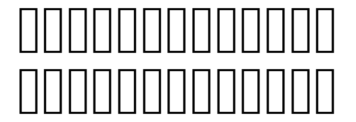 M+ 2c light Font LOWERCASE
