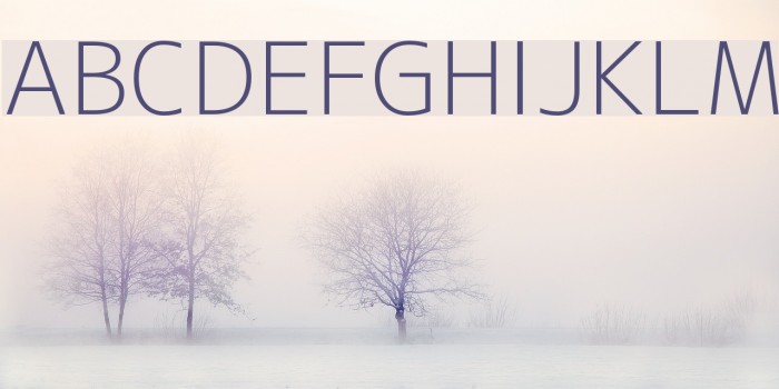 M+ 2c light Schriftart examples