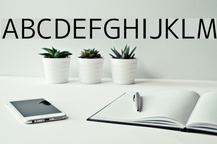 M+ 2c regular Font examples