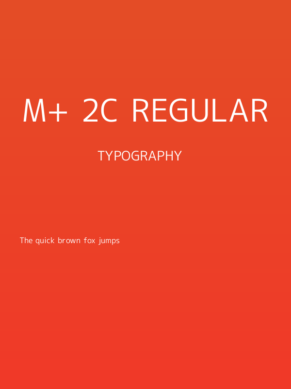 M+ 2c regular Poster