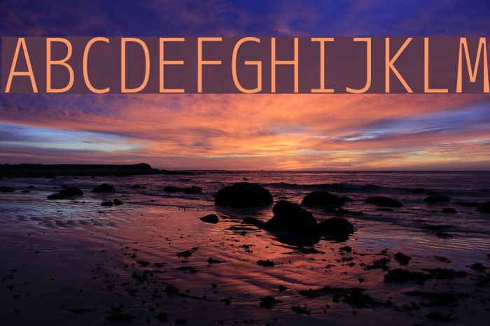 M+ 2m light Font examples